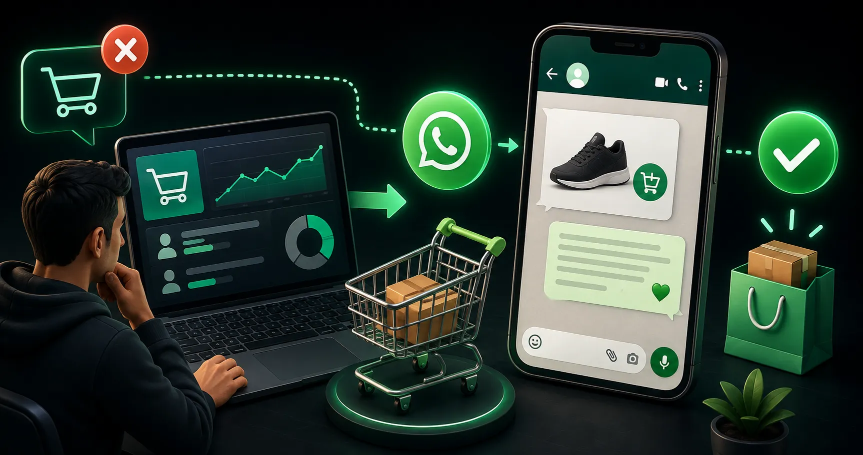 Cómo recuperar carritos abandonados por WhatsApp