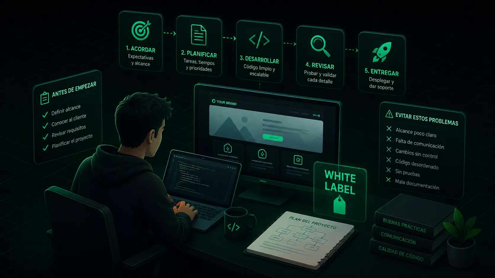 Cómo trabajar con un desarrollador white label